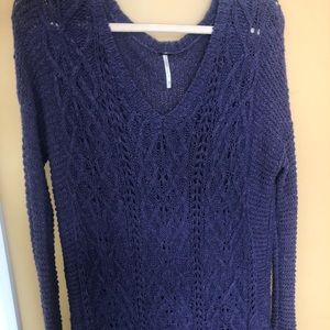 Free People Oversized Knit Sweater